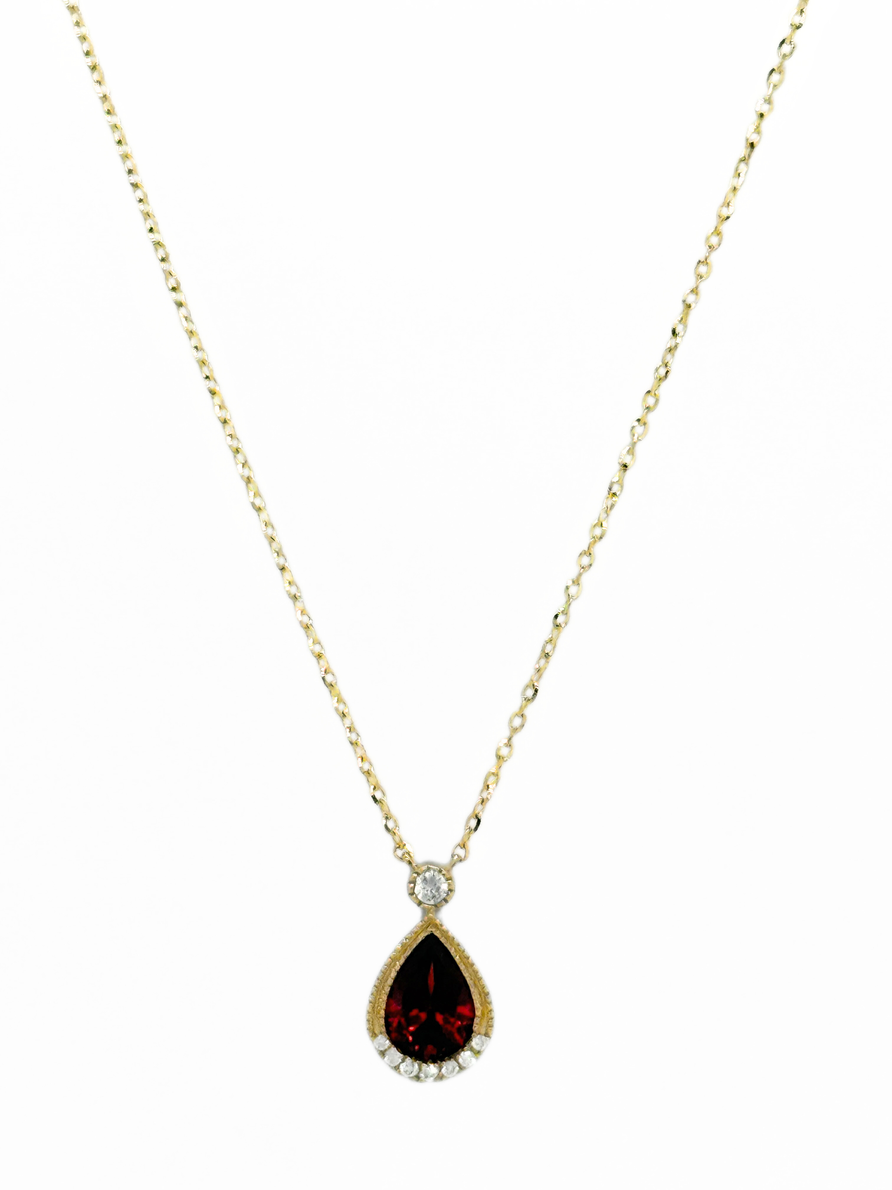 DIA & GRN LADY'S NECKLACE-405727